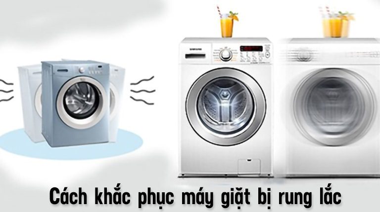 sửa máy giặt rung lắc mạnh Dĩ An