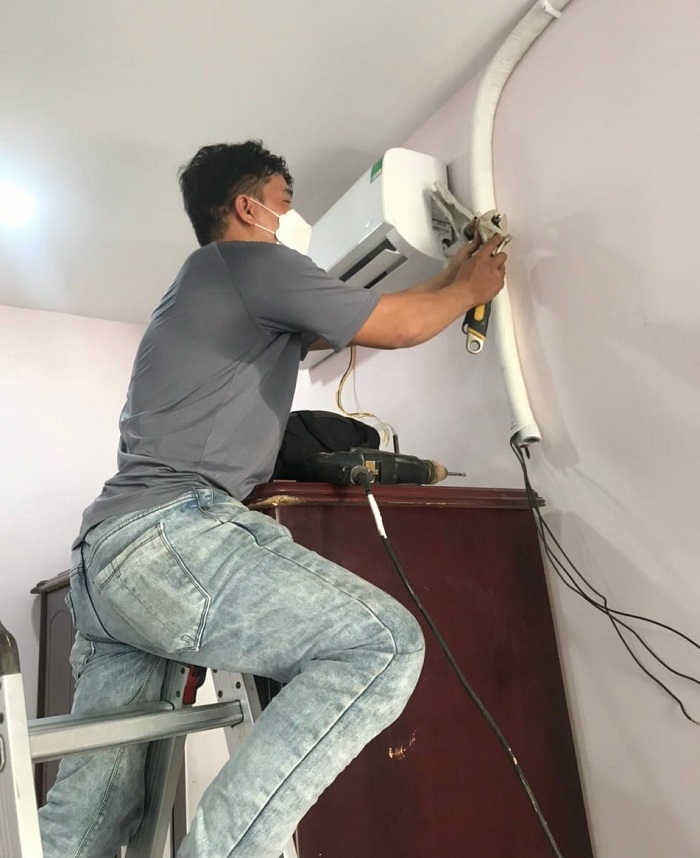 tháo lắp máy lạnh trọn gói bình dương